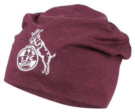 1.FC Köln Sommerbeanie Rot Melange
