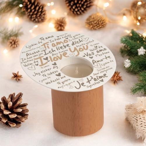 Doni Bomboniere Christmas Gift for Girlfriend Boyfriend Home Christmas Decoration Decoration Gadget Scented Candle Phrases Love Man Woman DIY Original Deals Cheap