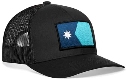 HAKA Trucker-Kappe für Damen und Herren, verstellbare Baseballmütze, Golfmütze, mit Schnappverschluss.