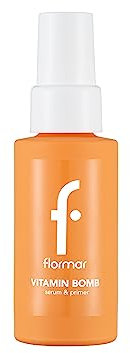 Flormar Vitamin Bomb Primer Maquillaje con Vitamina C - Hidratante 24H, Alisa Poros, Libre de Aceites, Para Todo Tipo de Piel -30ml prebase maquillaje iluminadora primer-benefit pore professional