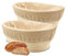 DeJivsin 2 Banneton pour pain ovales de 25 cm, panier de fermentation pour pain, corbeille à pain ovale en rotin durable pour la cuisson du pain, les accessoires de pâtisserie