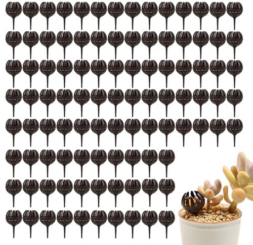 Zuasdvnk Düngerkörbe Bonsai, Düngerkörbe für Orchideen | Garden Nutrition Cups 100 Stück,Dünger-Netzkorb, langsam freisetzender Düngerbehälter für saftige Orchideen-Bonsai