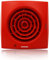 100mm Red Bathroom Extractor Fan with Timer & Humidity Sensor, 4-Inch, Environment-Friendly, Wall or Ceiling Mounted Ventilation for Moisture Control