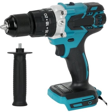 MZZYG Rotary Hammers 18v 13mm Brushless Impact Drill Cordless Hammer Drill 3 In 1 Electric Drill Screwdriver Drill