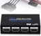 Asfrode 4K HDMI Splitter 1 in 4 Out, 4K HD Gleichzeitig Adapter Splitter 4 Monitore Mirror Verteiler Unterstütz 4K/30Hz 1080p 3D HDCP 1.4 für PS3 PS4 Blu-Ray DVD Player Projector