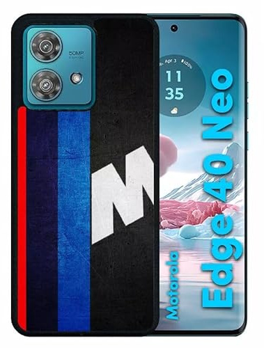Générique Coque pour Motorola Edge 40 Neo - BM Sport Car - Silicone - Noir