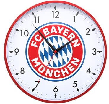 FC Bayern München I Wanduhr I Rot