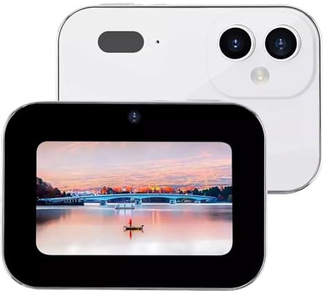 Uxsjakjsd New D6 4K Digital Camera Night Vision Triple Lens 3Inch HD 64MP Touch Screen Digital Camera OTG Transmission 3600mAh B