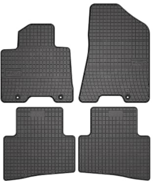 Wielganizator SolidPRO Gummimatten passend für Kia Sportage IV (2015-2018) | Qualität: Premium - Genaue Passform, rutschfest 4-teilig Fußmatten- Schwarz