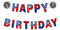 Spiderm Happy Birthday Garland, Spiderm Garland Birthday para niños y niñas, pancarta de cumpleaños de Spidey Happy Birthday, decoración de araña, guirnalda de cumpleaños, perfecta para cumpleaños