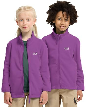 Jack Wolfskin Kids Mädchen Jungen Fleecejacke mit Reißverschluss Taunus 100 Full Zip 3 in 1 System leicht vielseitig kombinierbar für Alltag und Outdoor