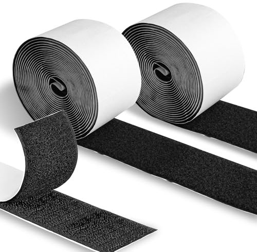 Nastro Adesivo Forte per Tessuti 3m x 50mm - Sistema di Fissaggio a Doppia Faccia con Tecnologia per Cucito, Zanzariere e Progetti Creativi