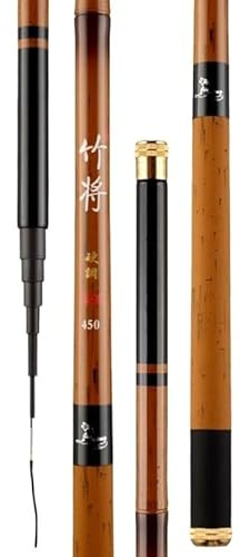 Teleskop-Angelruten Fishing Pole Telescopic Fishing Rod Carp Fishing Flexi Rods Ultralight Carp Ultra Light Fishing Rod Carbon Fiber Bamboo FüR Salzwasser Und SüßWasser(6.30m and Gifts)