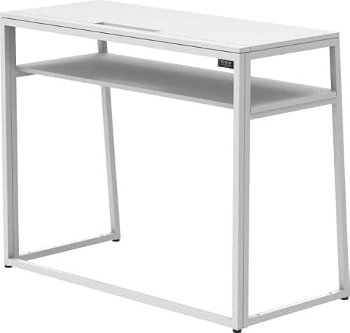 Zomo Deck Stand Detroit 120 – DJ Tisch 120 x 58 x 95 cm – Weiß – klappbare Stahlkonstruktion – portabel für mobiles DJ-Equipment