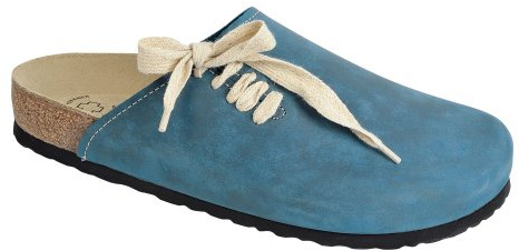 Weeger Wörishofer Clog m. seitl.Schnürung braun Gr. 39
