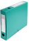 Exacompta 59633E 10er Pack Sammelbox OPAK 60mm mit Druckknopf aus blickdichtem Kunststoff für DIN A4 Archivbox Heftbox Zeichenbox Sammelmappe grün