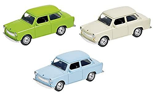 Goki 4013594122078 Fahrzeuge Trabant 601 aus Spritzguß