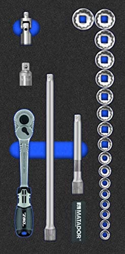 MATADOR MTS-R/V: Steckschlüssel 10(3/8), 1/3: 390 x 193 mm, 8164 1302