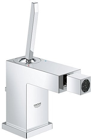 GROHE Eurocube - Joy Einhand-Bidetbatterie (wassersparend, Einlochmontage, Schnellbefestigungssystem), chrom, 23664000