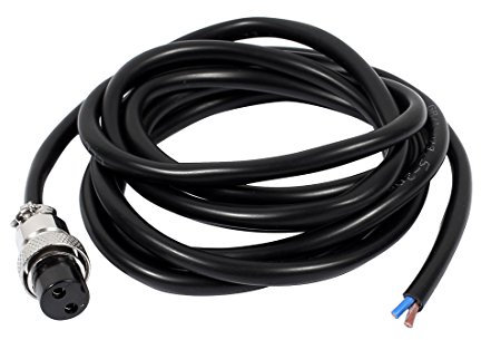 sourcingmap GX16 Joint 2 Pins Female Aviation Socket Connector Electrical Cable 2 M