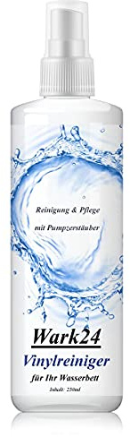 Wark24 Vinylreiniger für Wasserbetten, 250 ml für die gründliche Reinigung & Pflege von Wassermatratzen, langanhaltender Schutz