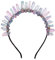 GRACEART Kristall Quarz Tiara Meerjungfrau Krone Stirnband (Regenbogen)