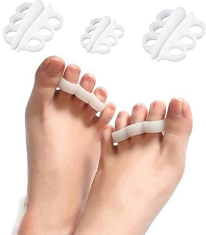 PEDIMEND Silicone Gel Claw, Mallet Toe Straightener | Stretches & Aligns Toes | Toe Separator for Overlapping Toes | Bunion Relief | Unisex | Foot Care (3PAIR - 6PCS)