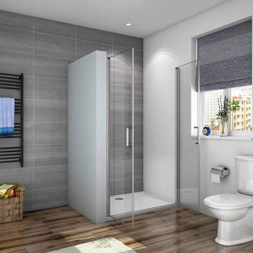 Nischentür 120x185cm Duschabtrennung Duschtür Duschwand 5mm Sicherheitsglas