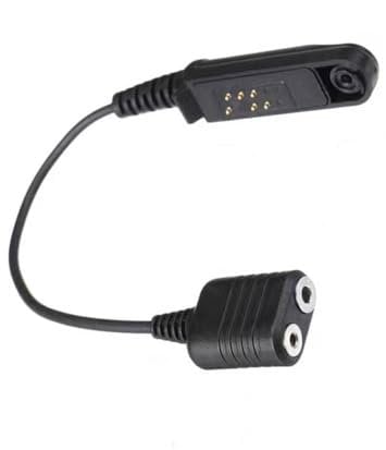 Fumei Walkie Talkie Audio Cable Adapter for Baofeng BF-9700 UV-9R+ Plug to Kenwood HYT TYT Baofeng UV-5R 2Pin Headset Port