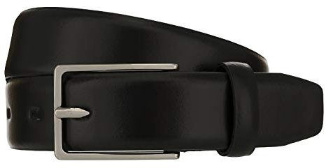 LLOYD Men's Belts Gürtel Herrengürtel Ledergürtel Schwarz 8377, Länge:85, Farbe:Schwarz