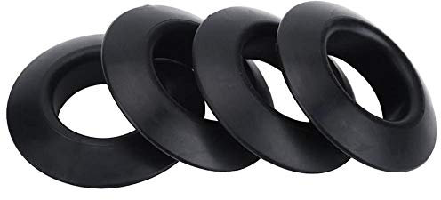 Dequate Kajak Paddel Tropfringe - 4 Stück Universal Gummi Tropfring Für Paddel, Schwarz Abtropfring Für Paddel, Tropfschutz Paddel Für Kayak Canoe Rafting Paddles Shaft