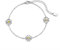 Philip Jones Crystal Daisy Anklet Created with Zircondia® Crystals
