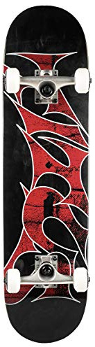 TITUS Skateboard Stained Schranz Größe 7.625 Komplettboard, 7 Schichten Ahornholz, Skateboard in schwarz, bereits fertig montiert, Board für Anfänger, Profis, Jugendliche, Erwachsene, Mädchen, Junge