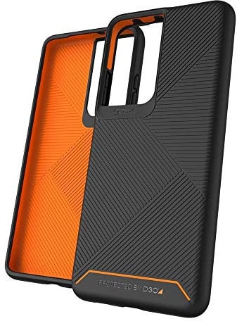 ZAGG Denali Protective Case for Samsung Galaxy S21 Ultra 5G, Hard, Shockproof, Wireless Charging (Black)