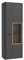 DEINE TANTE EMMA LKDV821R-M610 Vitrine LEOKADIA Hochschrank Artisan Eiche/Grau ca. 74 x 212 x 42 cm