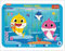 Trefl, Puzzle, Rahmenpuzzle mit Unterlage, 10 Teile, Fröhliche Haie, für Kinder ab 2 Jahren
