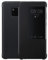Mate 20 Pro Hülle, Luxus PU Leder Handyhülle, Smart View Flip Cover Schutzhülle [Energiesparmodus Bieten][Umfassender Schutz](Mate20Pro,Schwarz)