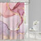 JARAGAR Rideau de douche en tissu polyester imperméable Motif marbre Rose 180 x 180 cm
