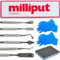 Milliput Epoxy Putty 10 Piece Epoxy Resin Kit, Standard Colour - with Sculpting Tools, Sanding Pad and Gloves - Plumbers Putty - Shower Tray, Plastic Bath, Enamel, Hot Tub and Fibreglass Repair Kit