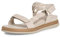 Tamaris Femme Damen 1-1-28263-30 Sandale cale, Ecru, 37 EU
