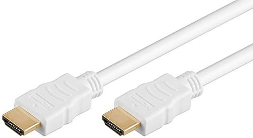 goobay 61017 High-Speed HDMI Kabel mit Ethernet / 4K Ultra HD und ARC/für Monitore, PS5 und Xbox / 0.5M