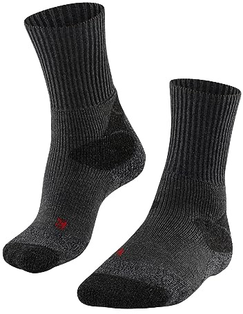 FALKE Herren TKX Wandersocken atmungsaktive schnelltrocknende klimaregulierende geruchshemmende Wolle Funktionsmaterial ultrastarke Polsterung antiblasen Trekkingsocken warm ultradick 1 Paar