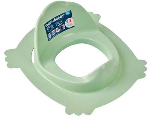 THERMOBABY – Reductor de inodoro LUXE – Higiene para bebés – Fabricado en Francia – Verde Celadón