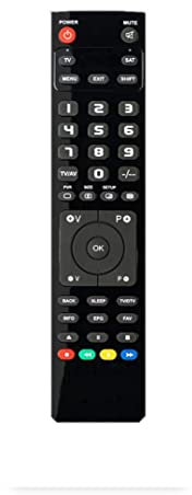 Remocon Telecomando di ricambio compatibile per TV United per modelli indicati nella descrizione