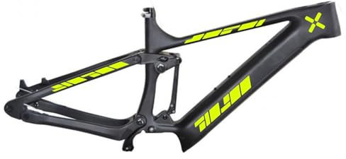 Generico Set mit 8 Aufklebern Aufkleber für Fahrradrahmen MTB Universal Rahmen Schutz Code 2183 (029 Neongelb)