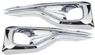 2 Stück Auto Nebelscheinwerfer Abdeckung Nebelscheinwerfer Augenbrauen Trim Dekoration Aufkleber Für F&ord Für Focus MK4 2019 2020 2021 (Color : Silber)