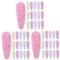 FRCOLOR 3sets Girl Water Drop Hairpin Clips Mini Clips for Hair Decorative Hair Accessories 20pcs*3
