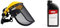 Oregon Q515064 Browguard and Steel Mesh Visor Combination, Adjustable Safety Face Shield & Biodegradable Chainsaw Chain & Guide Bar Oil, Chainsaw Oil for Chains, Premium Lubricant