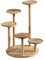 MagiDeal Support de Plantes de Table en Bois, Support de Plantes Rond, Petite étagère décorative pour Plantes, étagère de Bureau pour Balcon, Salon, 5 Niveaux