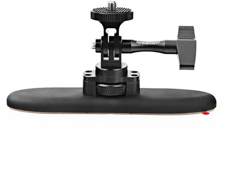 Forevercam Selbstklebende Helmhalterung mit 3M Sticky Pad zur Montage von Action-Kamera, kompatibel mit GoPro Hero 13 12 11 10 9 8 7 6 5 4 3